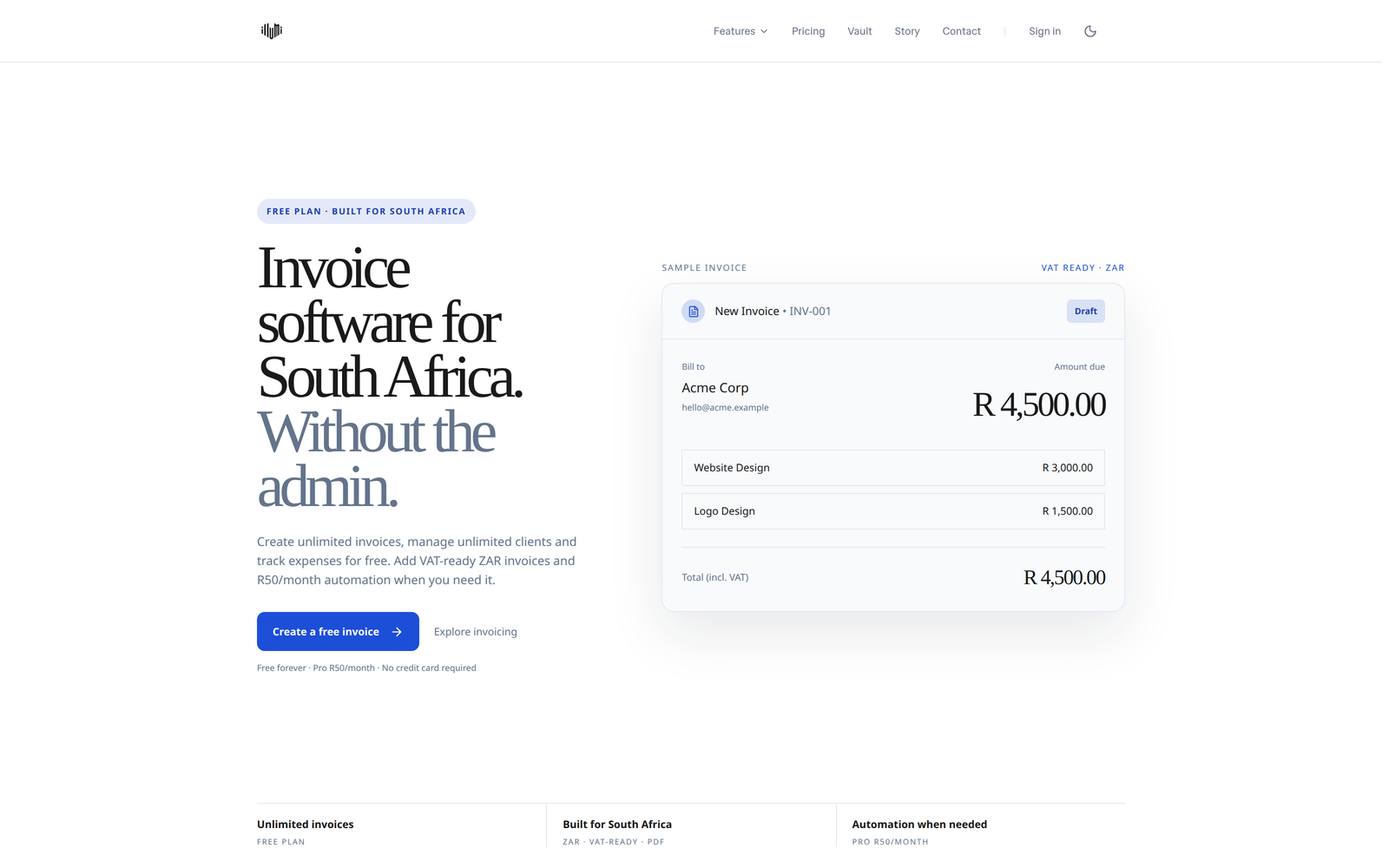 Illumi project interface